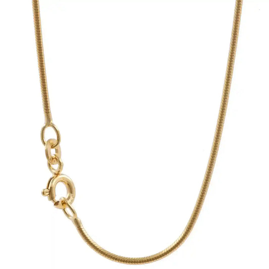 Goldkette Schlangenkette Länge 40cm - Breite 1,1mm - 333-8 Karat Gold