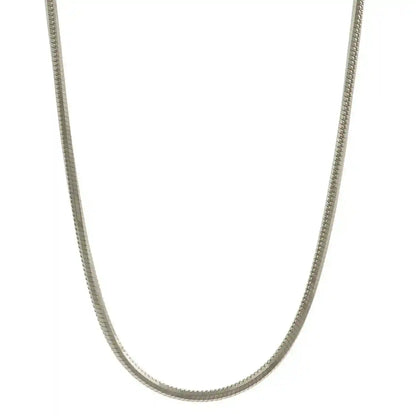 Goldkette Schlangenkette Länge 42cm - Breite 0,8mm - 333-8 Karat Weißgold - Firma Holzenplotz - Silberketten-Goldketten.de 