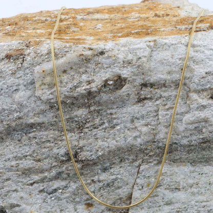 Goldkette Schlangenkette Länge 42cm - Breite 1,1mm - 333-8 Karat Gold