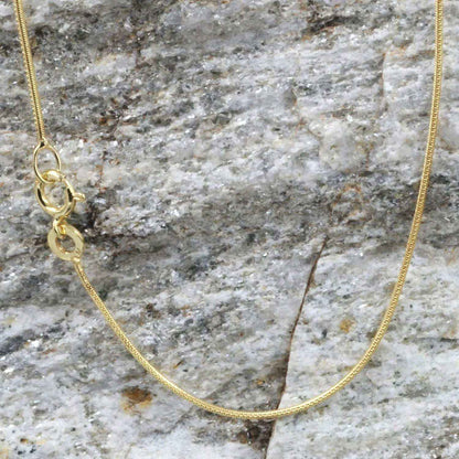 Goldkette Schlangenkette Länge 42cm - Breite 1,1mm - 333-8 Karat Gold