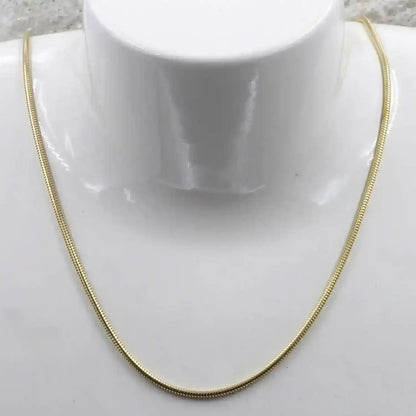 Goldkette Schlangenkette Länge 45cm - Breite 1,6mm - 585-14 Karat Gold