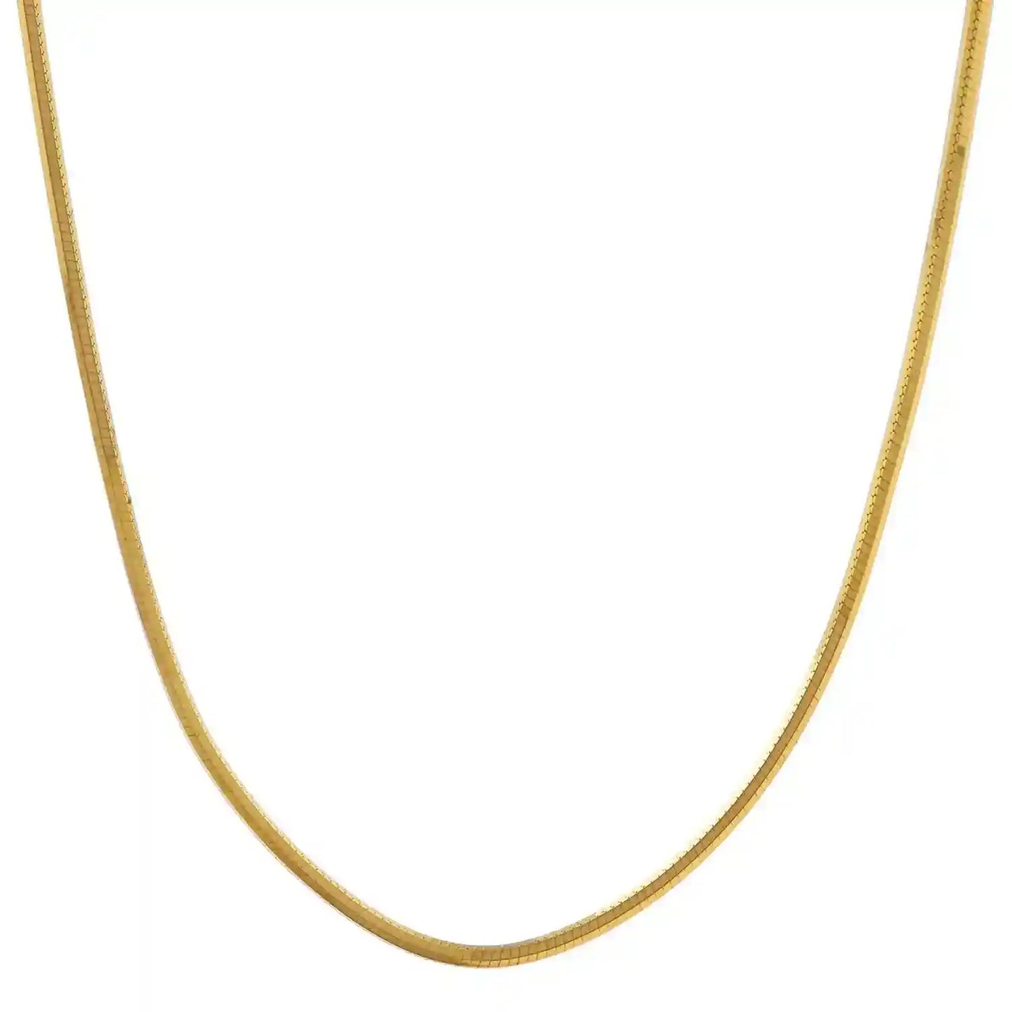 Goldkette Schlangenkette Länge 50cm - Breite 0,8mm - 333-8 Karat Gold