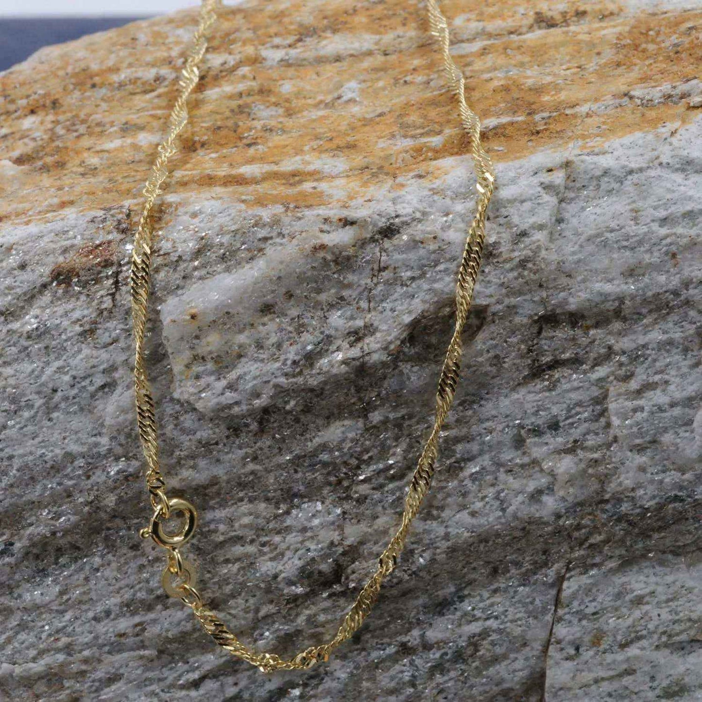 Goldkette Singapurkette Breite 1,8mm - 585-14 Karat Gold