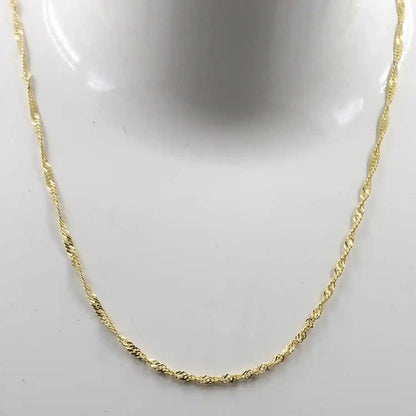 Goldkette Singapurkette Breite 1,8mm - 585-14 Karat Gold