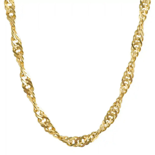 Goldkette Singapurkette Breite 2,2mm - 333-8 Karat Gold - Firma Holzenplotz - Silberketten-Goldketten.de 