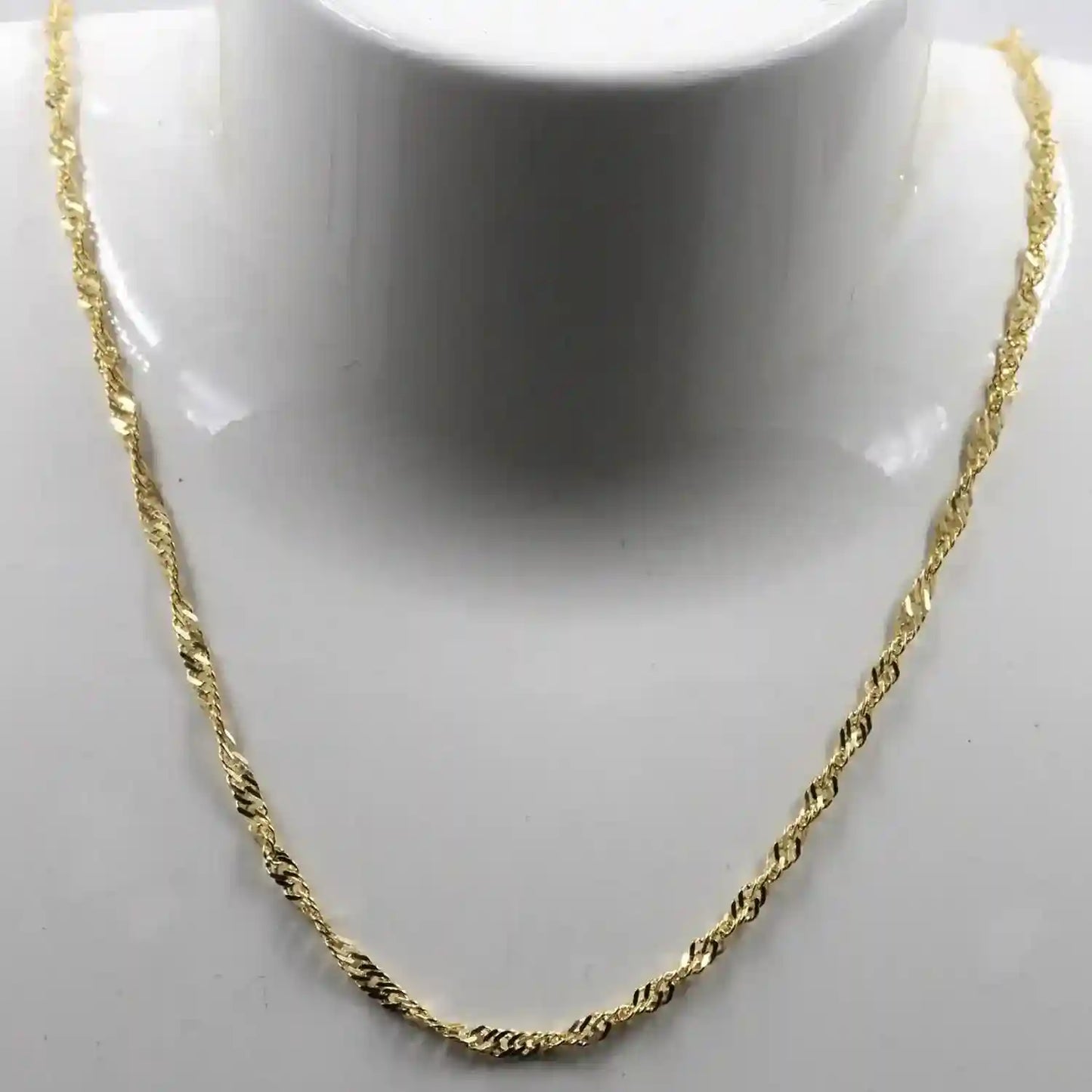 Goldkette Singapurkette Breite 2,2mm - 333-8 Karat Gold