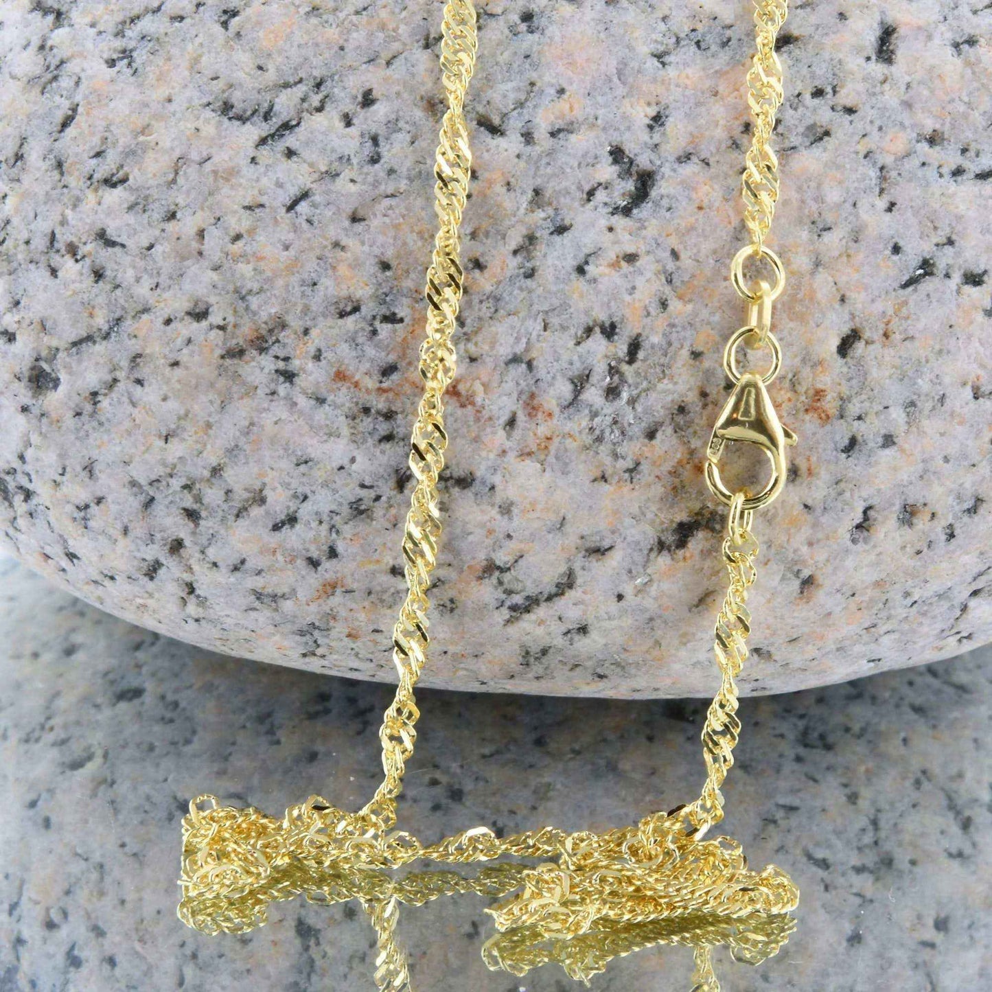 Goldkette Singapurkette Breite 2,2mm - 585-14 Karat Gold