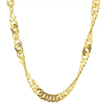 Goldkette Singapurkette Breite 2,2mm - 585-14 Karat Gold