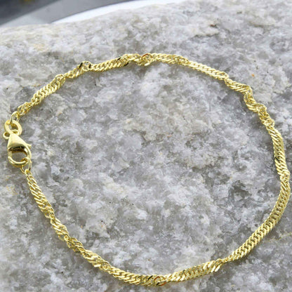 Goldkette Singapurkette Breite 2,4mm - 333-8 Karat Gold