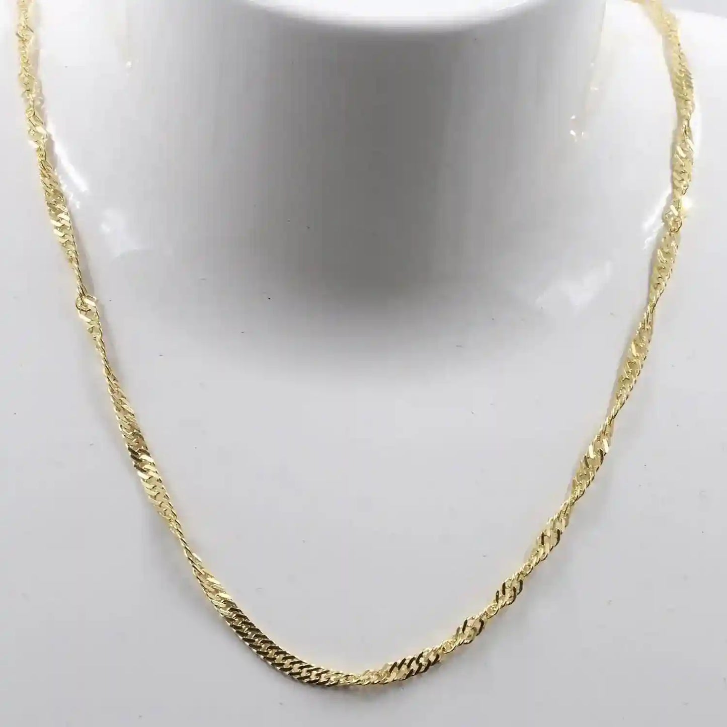 Goldkette Singapurkette Breite 2,4mm - 585-14 Karat Gold
