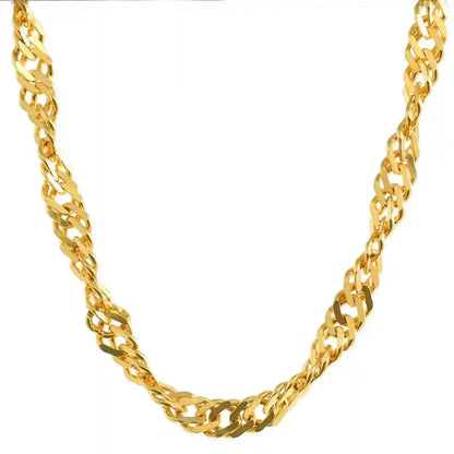 Goldkette Singapurkette Breite 2,4mm - 585-14 Karat Gold