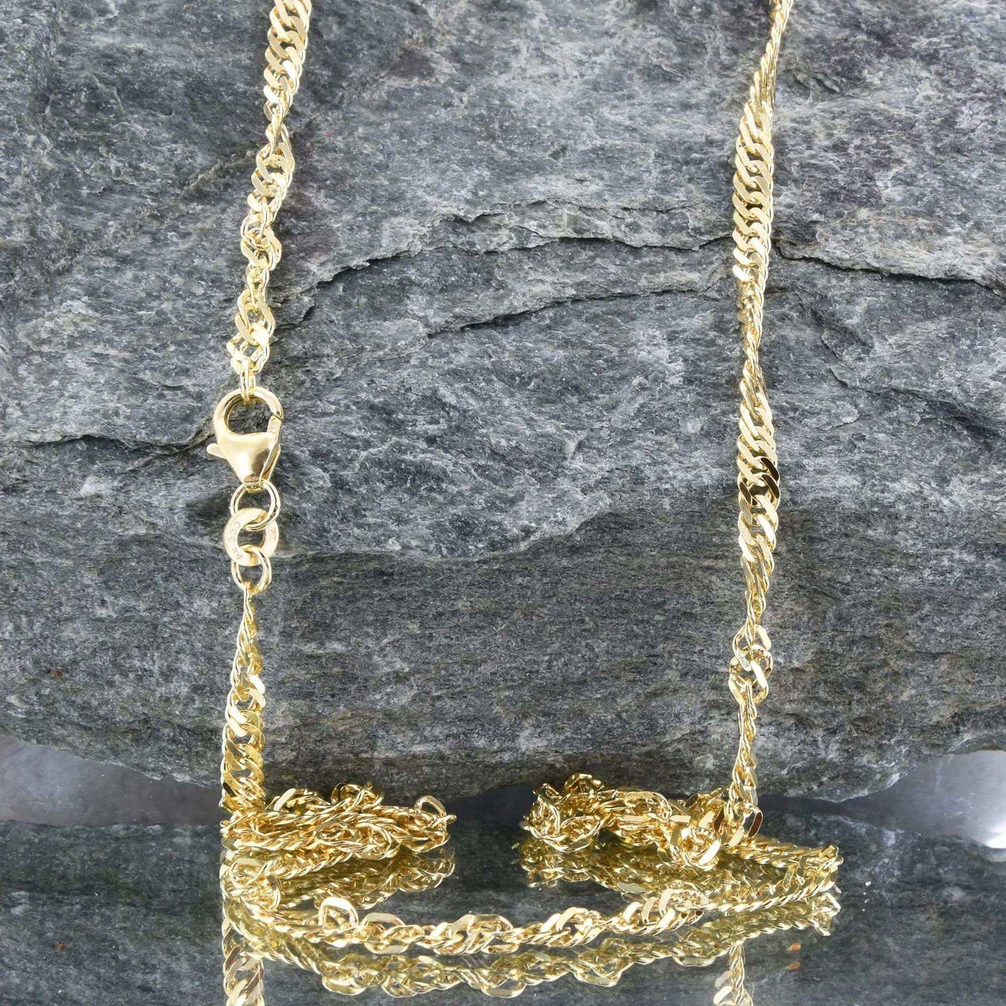 Goldkette Singapurkette Breite 2,9mm - 333-8 Karat Gold