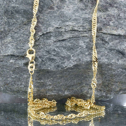 Goldkette Singapurkette Breite 2,9mm - 333-8 Karat Gold