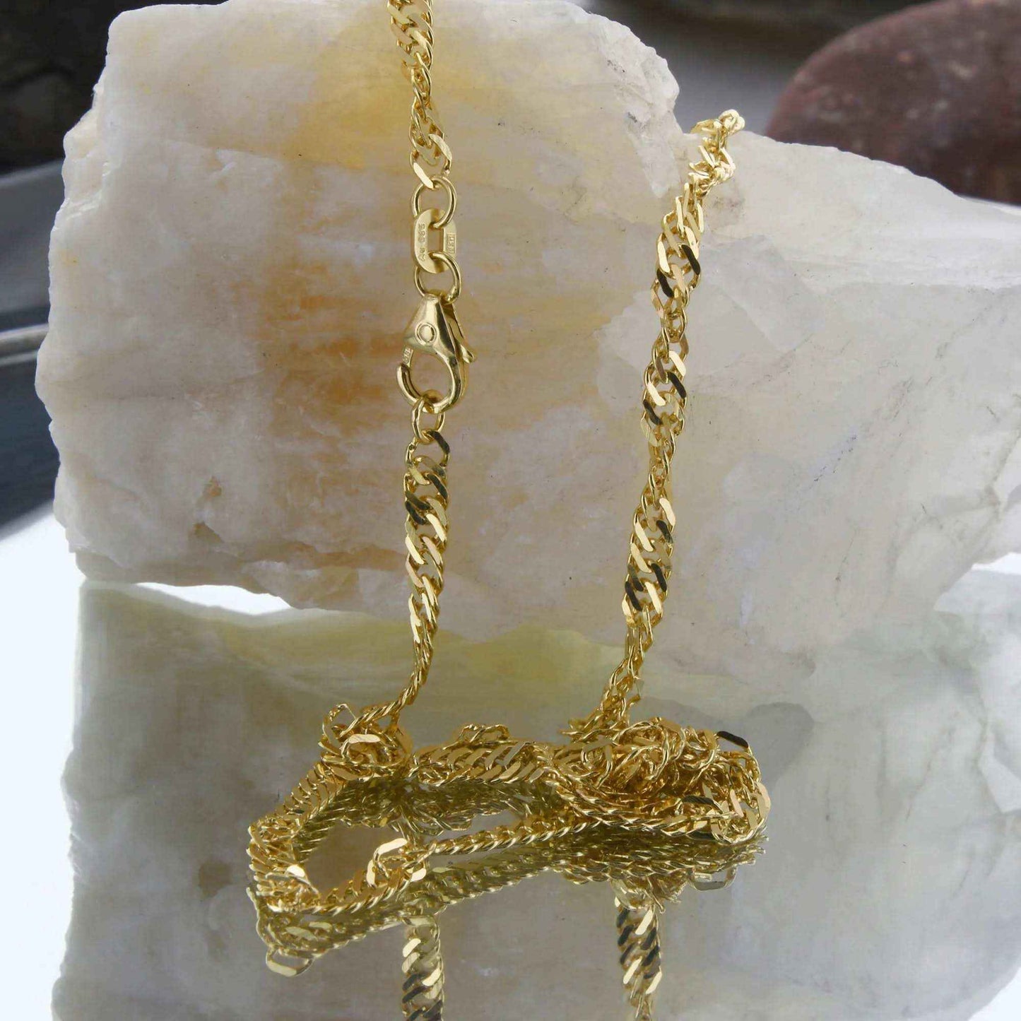 Goldkette Singapurkette Breite 2,9mm - 585-14 Karat Gold