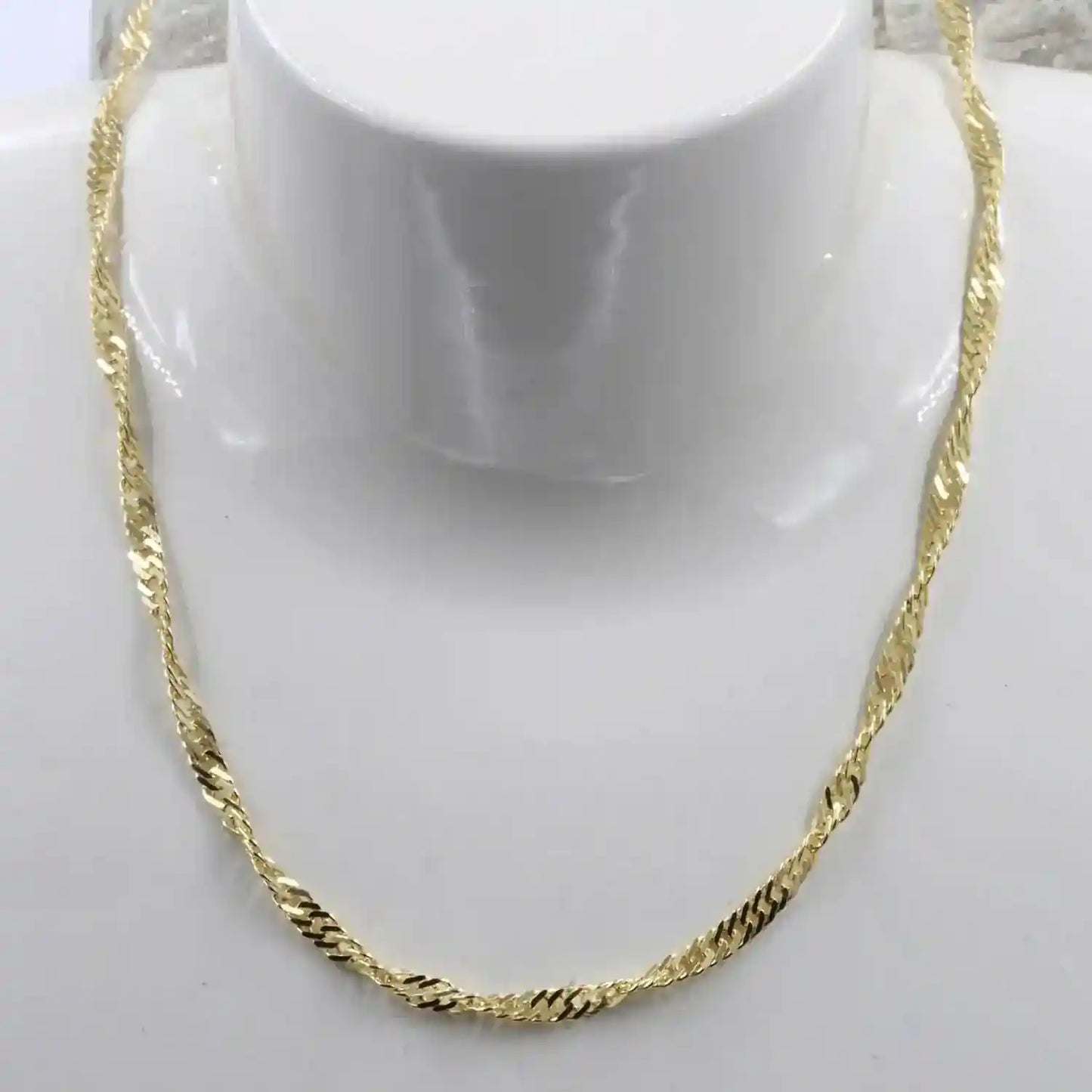 Goldkette Singapurkette Breite 2,9mm - 585-14 Karat Gold