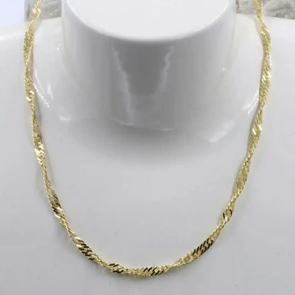 Goldkette Singapurkette Breite 2,9mm - 585-14 Karat Gold