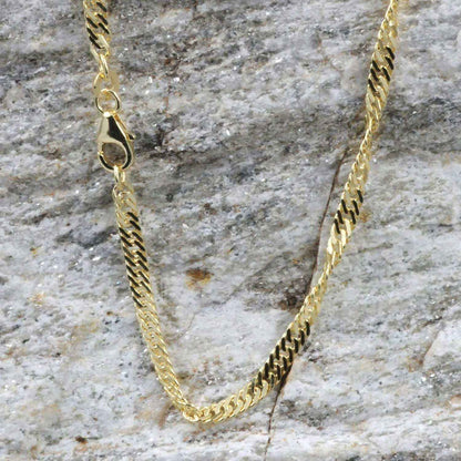 Goldkette Singapurkette Breite 2,9mm - 585-14 Karat Gold