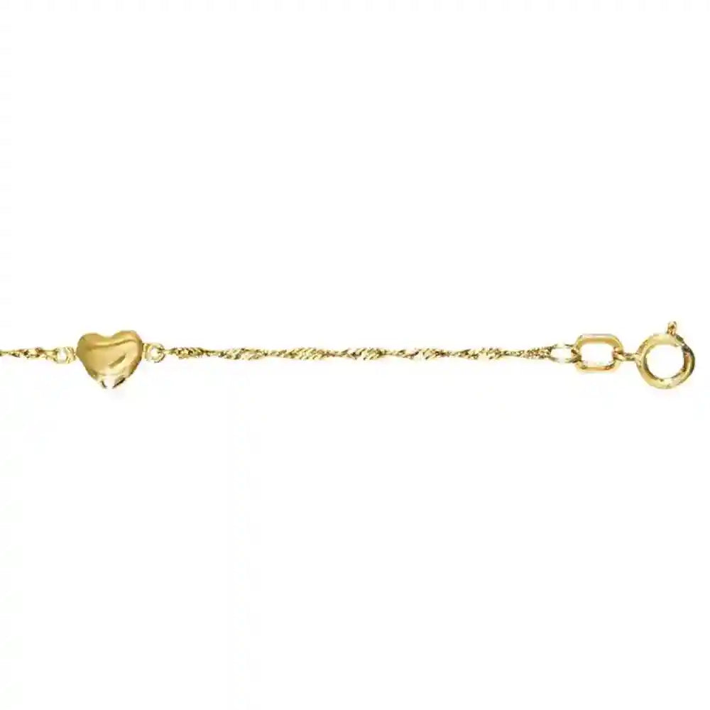 Goldkette Singapurkette Länge 19cm - Breite 1,2mm - 333-8 Karat Gold - Firma Holzenplotz - Silberketten-Goldketten.de 