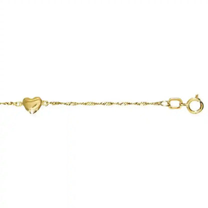 Goldkette Singapurkette Länge 19cm - Breite 1,2mm - 333-8 Karat Gold - Firma Holzenplotz - Silberketten-Goldketten.de 