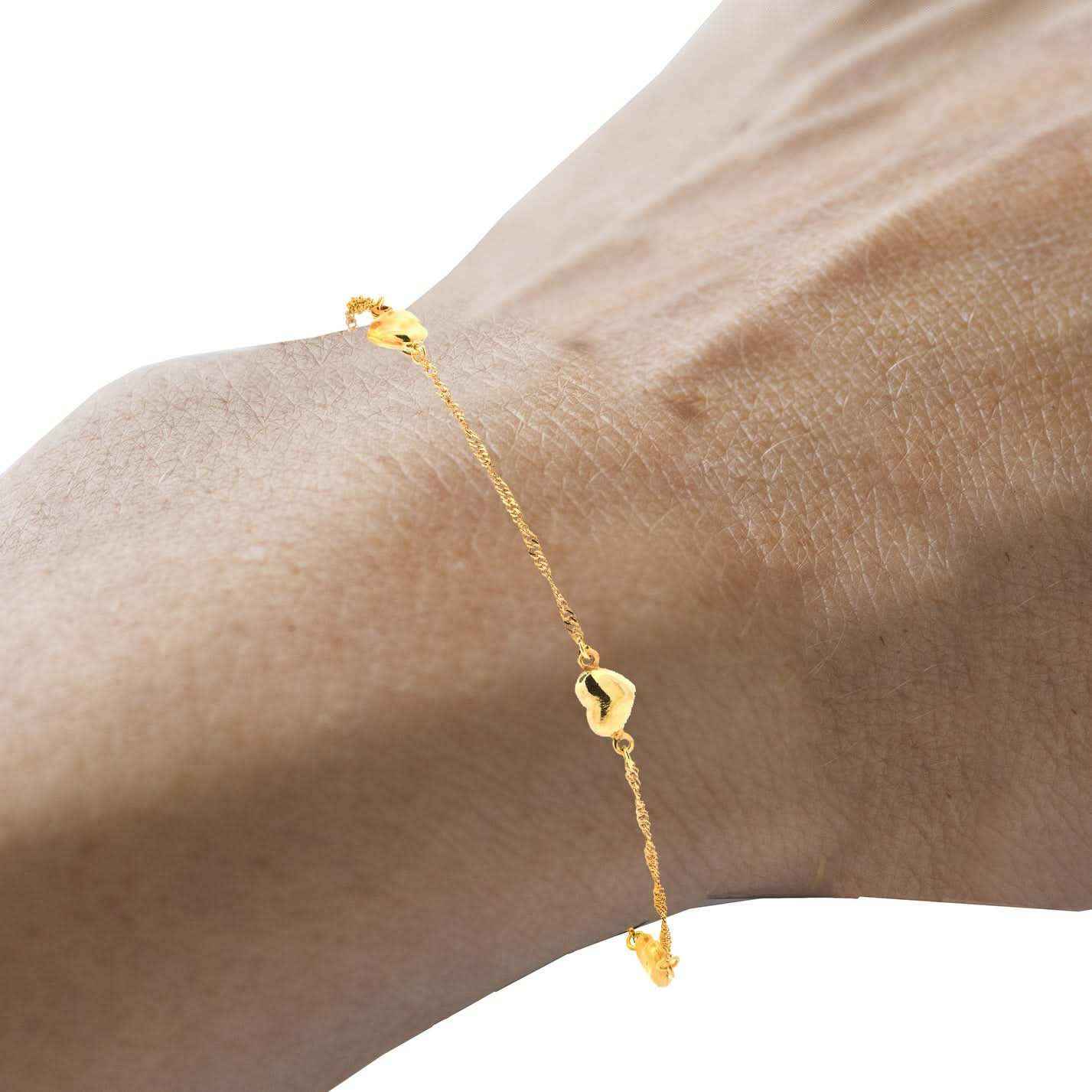 Goldkette Singapurkette Länge 19cm - Breite 1,2mm - 333-8 Karat Gold