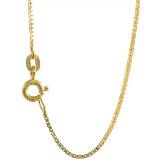 Goldkette Venezianerkette Halskette Breite 0,9 mm - 333-8 Karat Gold