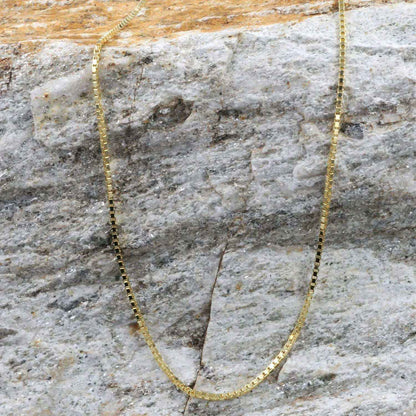 Goldkette Venezianerkette Halskette Breite 1,2 mm - 333-8 Karat Gold