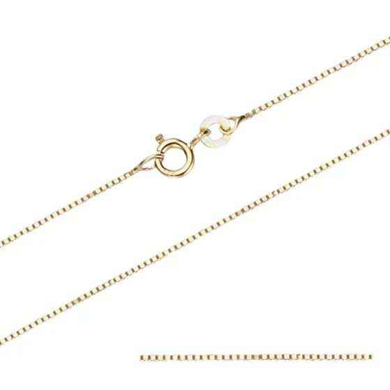 0,7 mm 36 cm 585 - 14 Karat Gold Halskette Venezianerkette massiv Gold hochwertige Goldkette  1,4 g