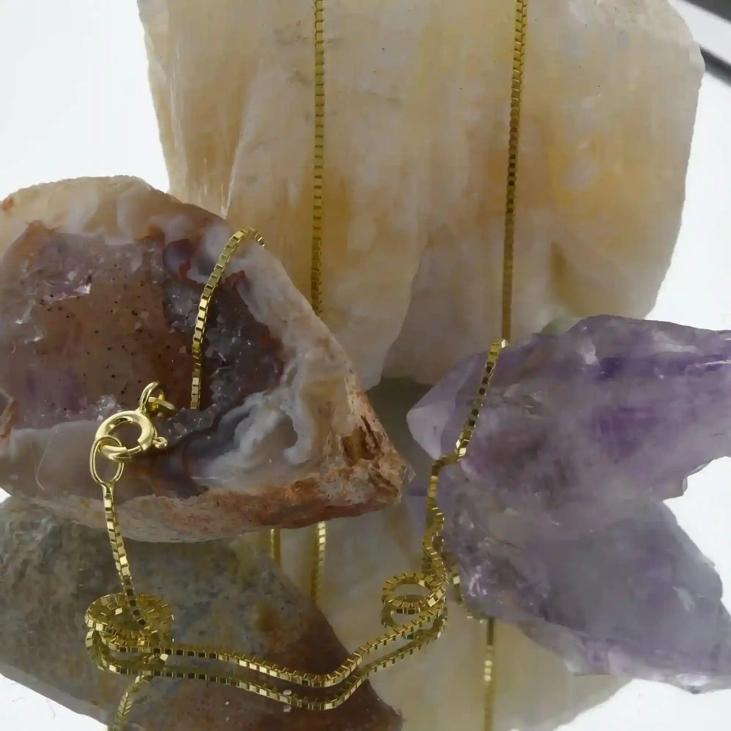 Goldkette Venezianerkette Länge 38cm - Breite 0,8mm - 333-8 Karat Gold