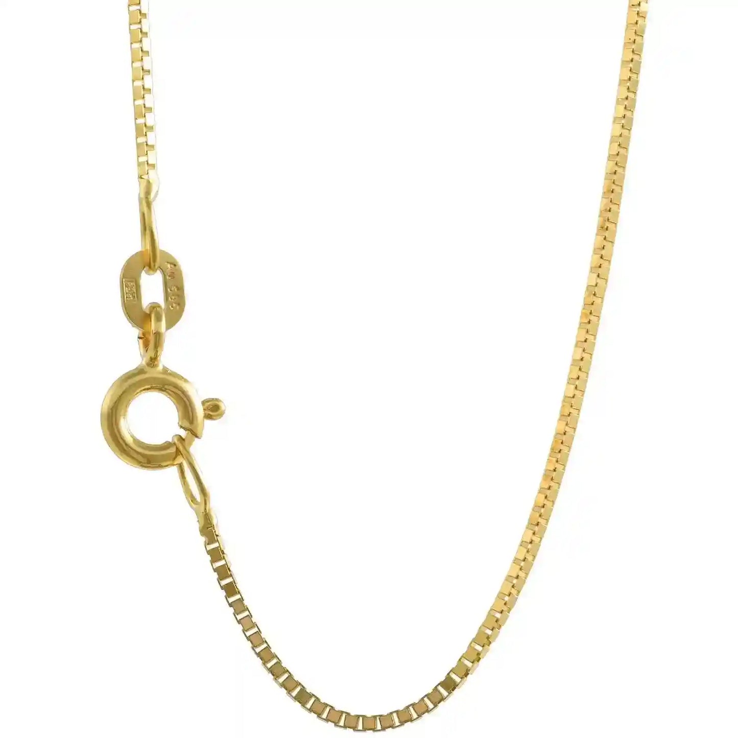 Goldkette Venezianerkette Länge 40cm - Breite 0,8mm - 333-8 Karat Gold