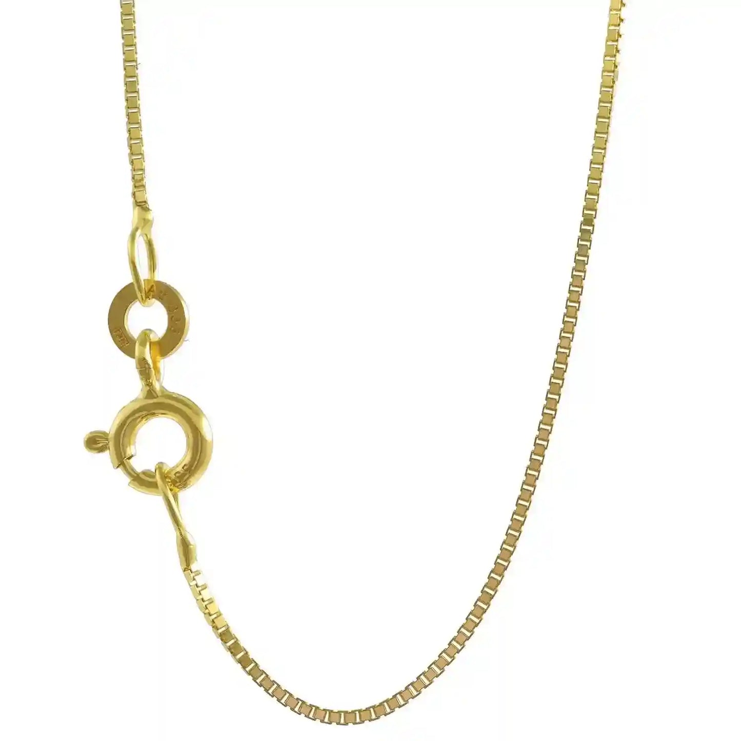 Goldkette Venezianerkette Länge 42cm - Breite 0,7mm - 333-8 Karat Gold