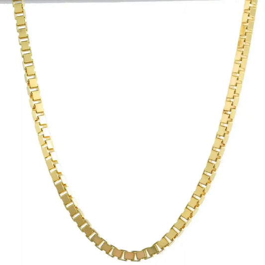 Goldkette Venezianerkette Länge 50cm - Breite 1,4mm - 750-18 Karat Gol - Firma Holzenplotz - Silberketten-Goldketten.de 