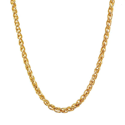 Goldkette Zopfkette Breite 1,3mm - 585-14 Karat Gold - Firma Holzenplotz - Silberketten-Goldketten.de 