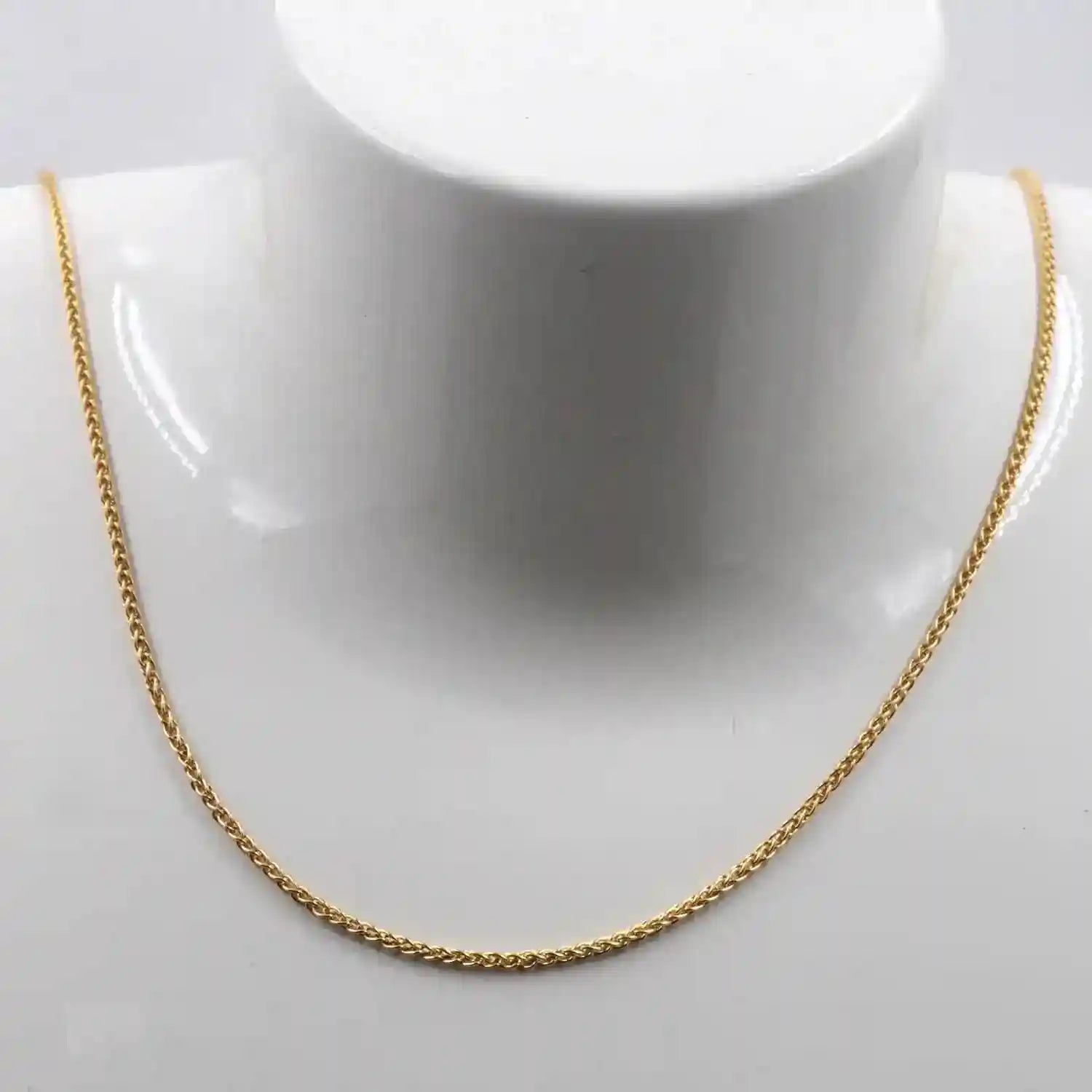 Goldkette Zopfkette Breite 1,3mm - 585-14 Karat Gold - Firma Holzenplotz - Silberketten-Goldketten.de 