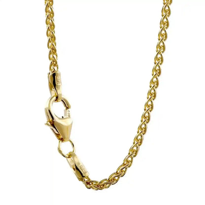 1,7 mm 40 cm 333 - 8 Karat Gold Halskette Zopfkette massiv Gold hochwertige Goldkette  3,6 g