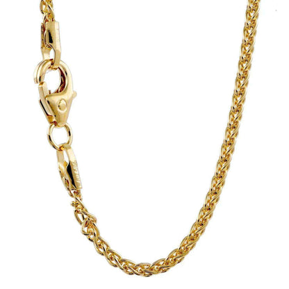 1,7 mm 42 cm 585 - 14 Karat Gold Halskette Zopfkette massiv Gold hochwertige Goldkette  4,7 g