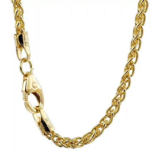 Goldkette Zopfkette Länge 18,5cm - Breite 2,5mm - 333-8 Karat Gold