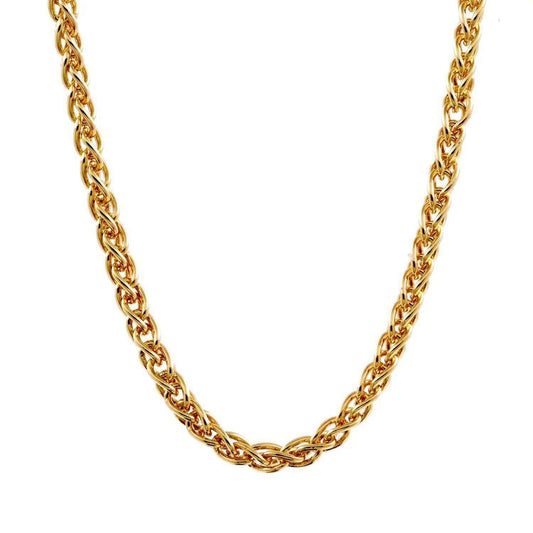 Goldkette Zopfkette Länge 42cm - Breite 1,7mm - 750-18 Karat Gold