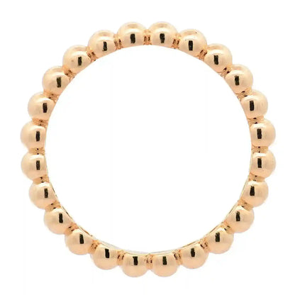 Goldring  Kügelchen Ring 3 mm 585-14 Karat Gelbgold