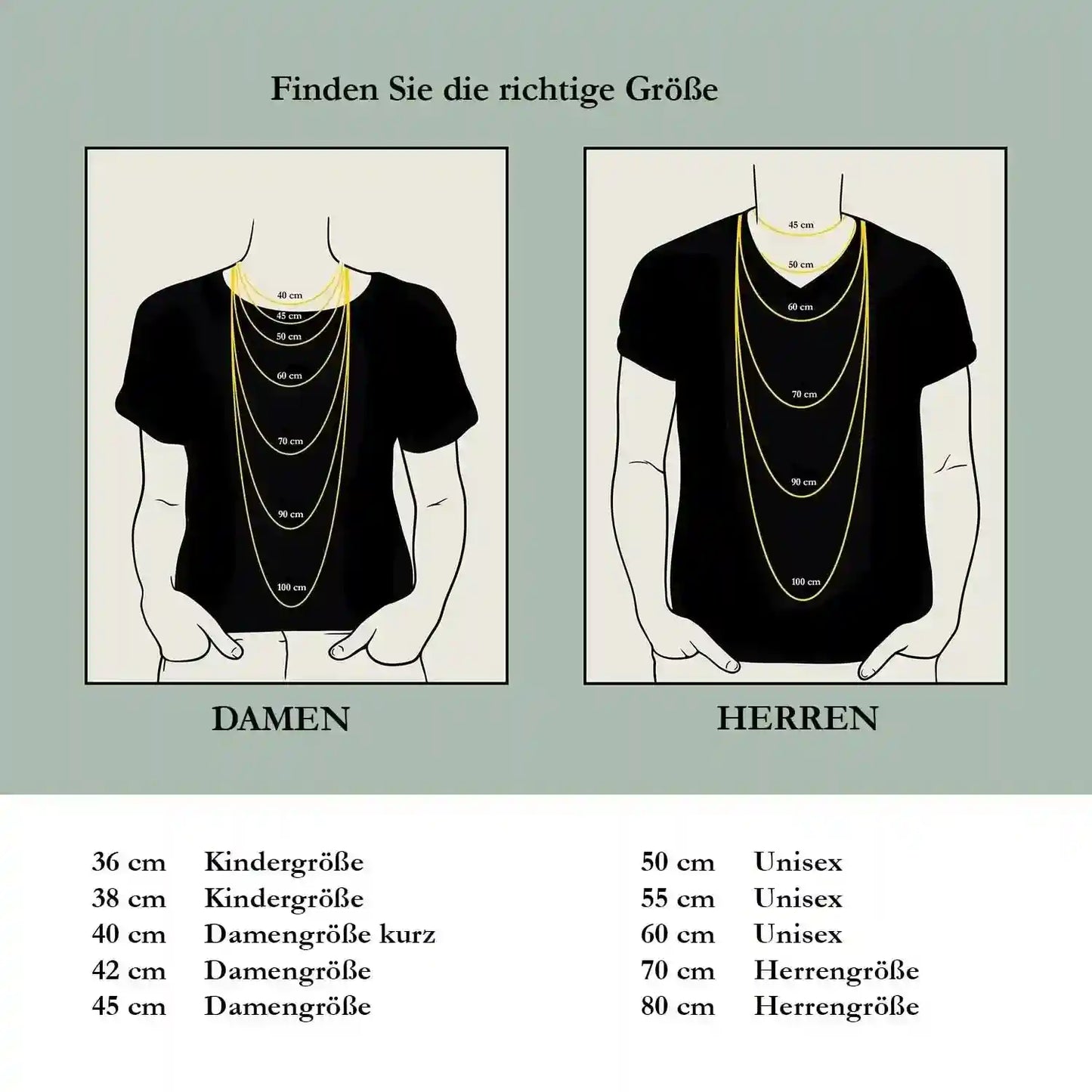 Halskette Anhänger Ginkgoblatt mit 1,1 mm Goldkette 585-14 Karat Gold - Firma Holzenplotz - Silberketten-Goldketten.de 