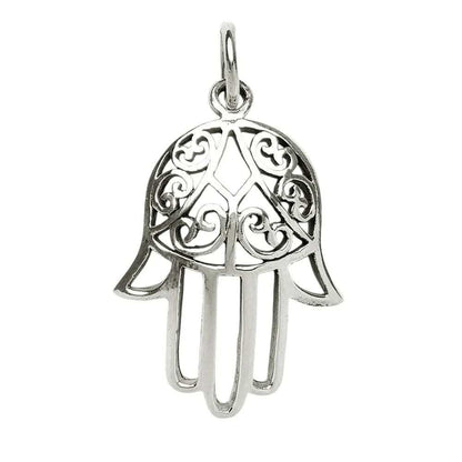 Hand der Fatima Schmuck Anhänger 925er Silber 27x13mm - Firma Holzenplotz - Silberketten - Goldketten.de
