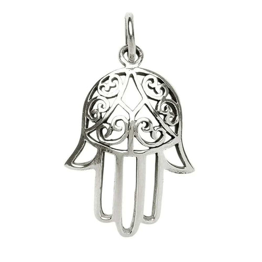 Hand der Fatima Schmuck Anhänger 925er Silber 27x13mm - Firma Holzenplotz - Silberketten - Goldketten.de