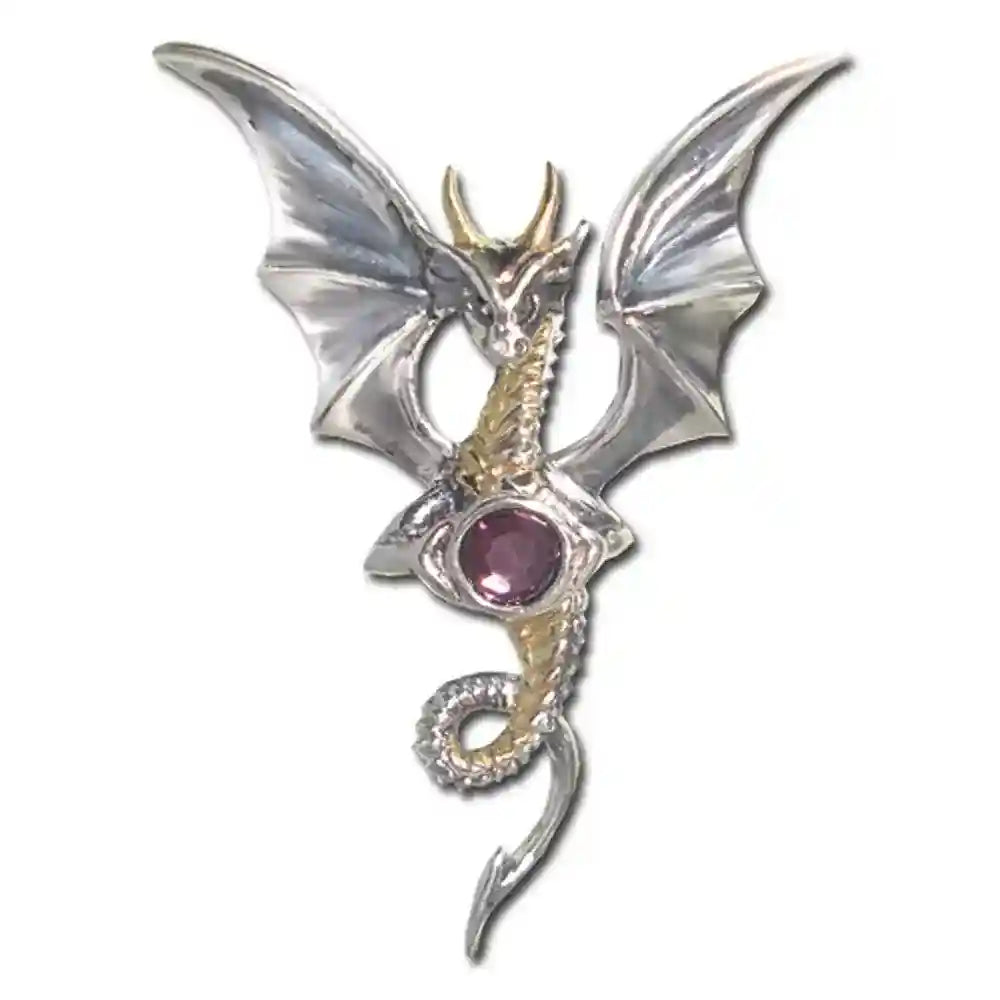 Himmlischer Drache Schmuck Anhänger 925er Silber Drachen 39mm +echte Silberkette