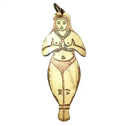 Inanna Sumerisch Messing Kupfer Talisman 50 x 21 mm