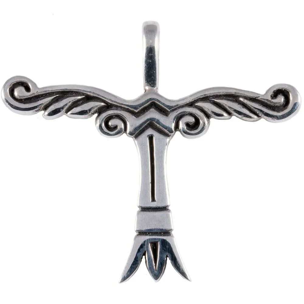 Irminsul - Amulett Schmuck Anhänger groß 925er Silber Wikinger 55x50mm - Firma Holzenplotz - Silberketten - Goldketten.de