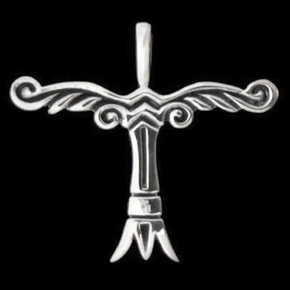 Irminsul - Amulett Schmuck Anhänger groß 925er Silber Wikinger 55x50mm - Firma Holzenplotz - Silberketten - Goldketten.de