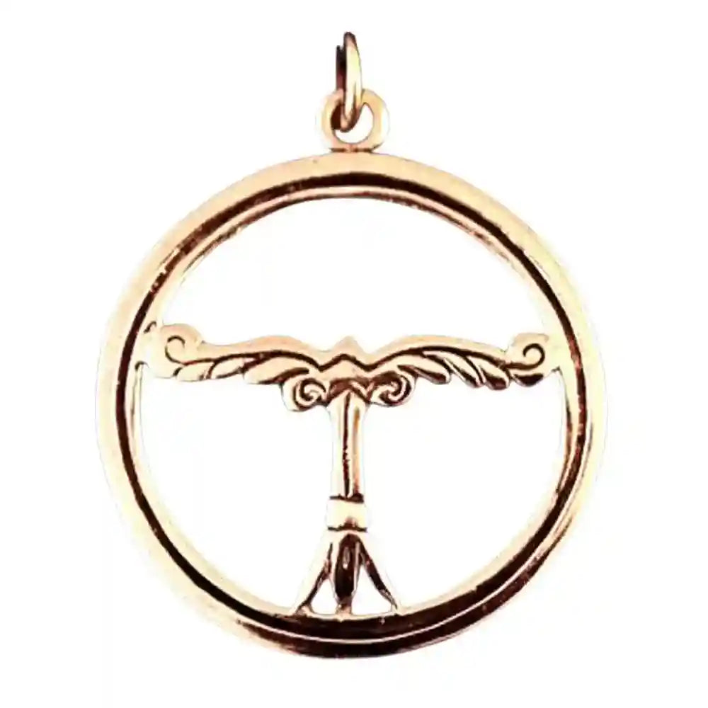 Irminsul Bronze Anhänger Schmuck - Wikinger - 44x34mm