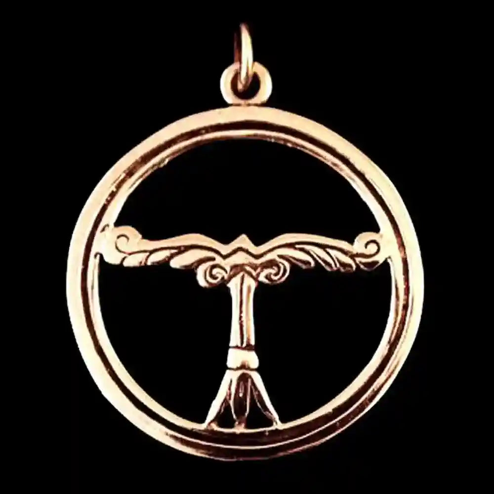 Irminsul Bronze Anhänger Schmuck - Wikinger - 44x34mm