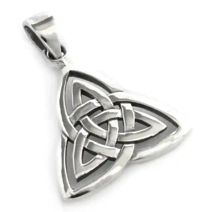 keltische Dreiheit Schmuck Anhänger 925er Silber 20x13mm - Firma Holzenplotz - Silberketten-Goldketten.de 