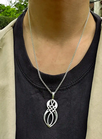 Keltische Harmonie Schmuck 925er Silber mit Ankerkette - Firma Holzenplotz - Silberketten-Goldketten.de 