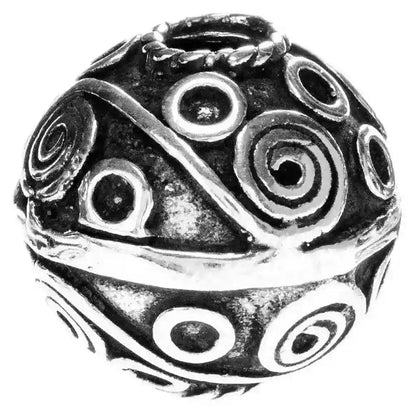 Keltische Perle Schmuck Anhänger 925er Silber Durchmesser 16mm